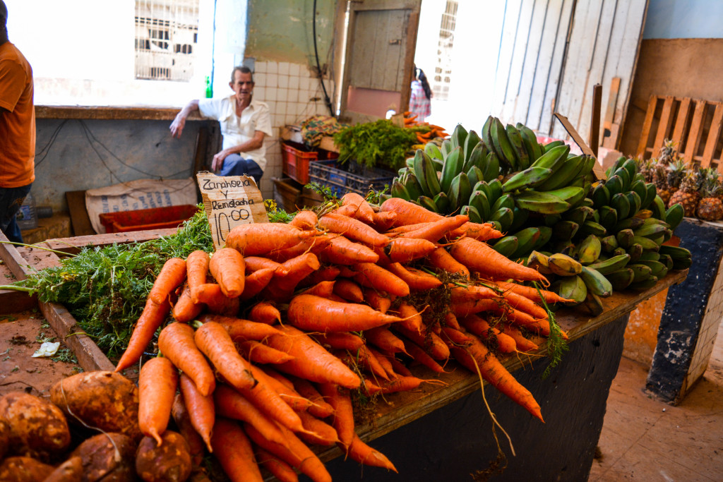 Farmer's market in Havana, Cuba. 