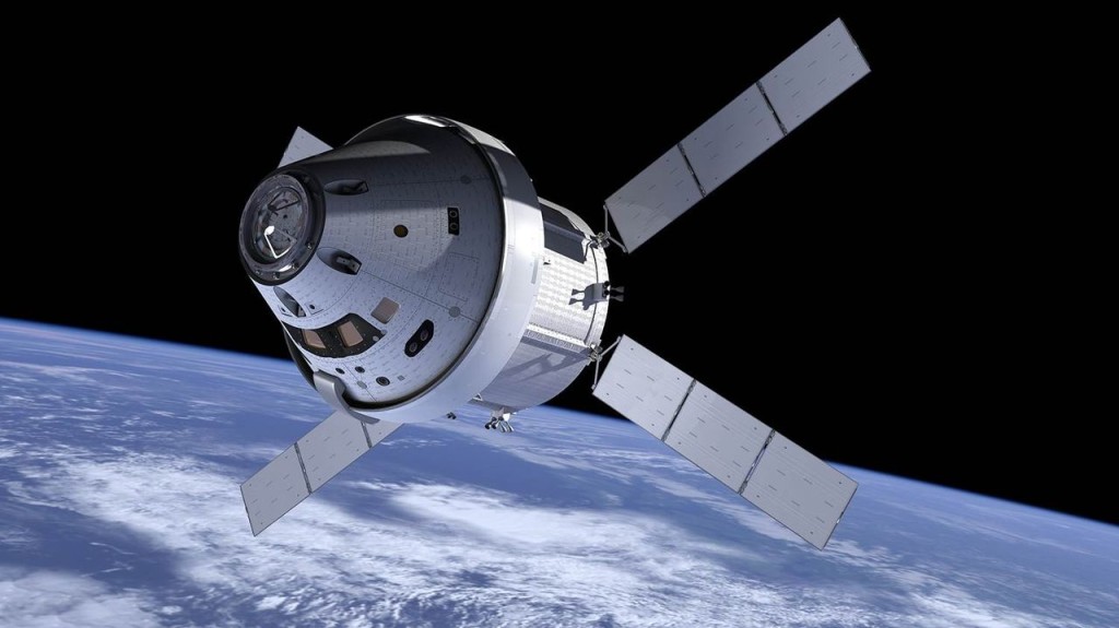 The Orion module will be developed with the European Space Agency and launched into space via the Space Launch System. January 16, 2013 (European Space Agency/Wikipedia Commons)