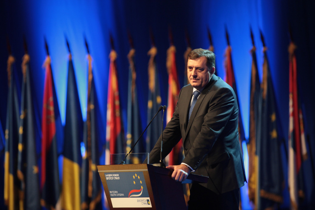 Milorad Dodik, the president of Republika Srpska, has a radical agenda to separate Republika Srpska from Bosnia and Herzegovina. December 18, 2010. (BokicaK/Wikimedia Commons)
