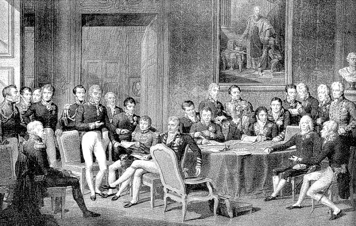 The Congress of Vienna, the meeting at which the Concert of Europe was founded after the Napoleonic Wars and the Westphalian international system was preserved for another hundred years. It is high time for a new, 21st Century Concert of Earth to take form, and the great powers of every region to respect it. (J.B. Isaben/Wikimedia Commons)