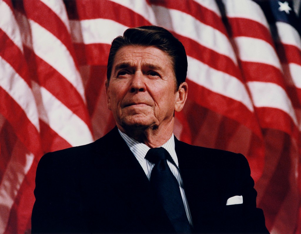 President Ronald Reagan, Neoconservative Hawk. (Michael Evans/Wikimedia).