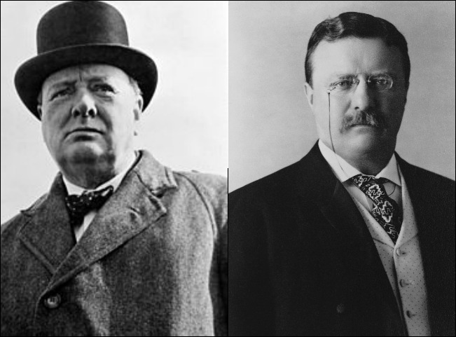 Winston Churchill and Theodore Roosevelt, two of the 20th Century’s great nationalist leaders. (Wikimedia Commons)